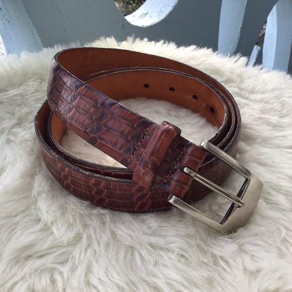Martin Dingman Tuscan Calfskin Leather Belt Made by Hand in America